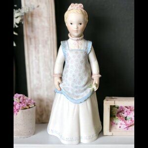 Vintage Cybis Emily Ann Porcelain Girl Figurine 6.5" 1982 Retired